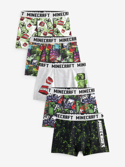 Dsiney Kidz - Minecraft Trunks 5 Pack (3-16yrs) image 1