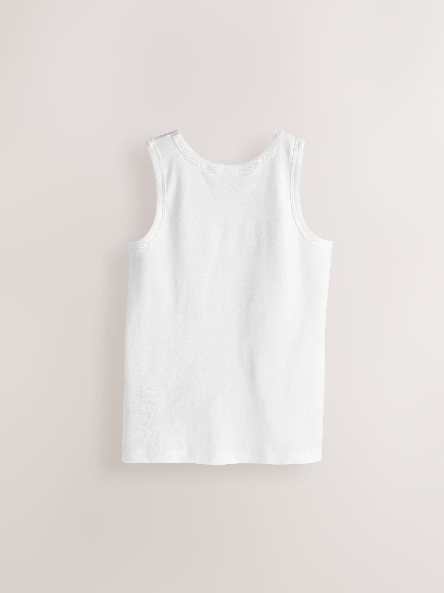 Dsiney Kidz - White Vests 5 Pack (1.5-16yrs) image 3