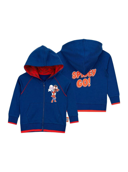 Dsiney Kidz - Character Blue 100% Cotton Spidey And His Amazing Friends Hoodie image 2