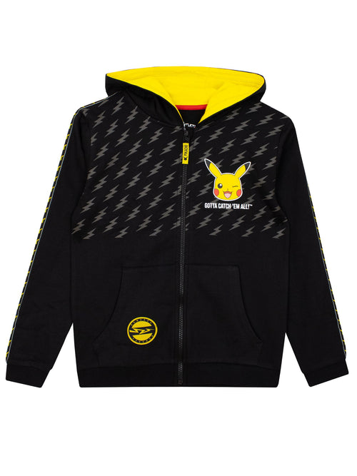 Dsiney Kidz - Character Black Yellow Pokemon Hooded Top image 1