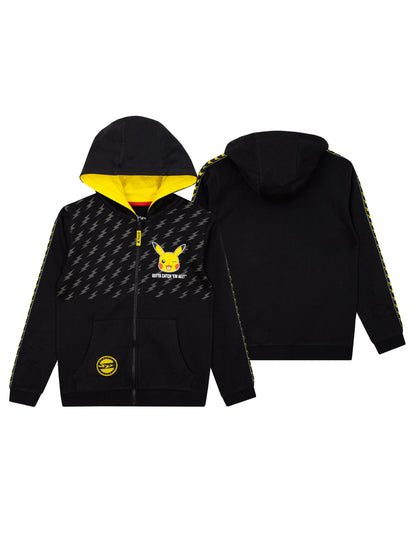 Dsiney Kidz - Character Black Yellow Pokemon Hooded Top image 2