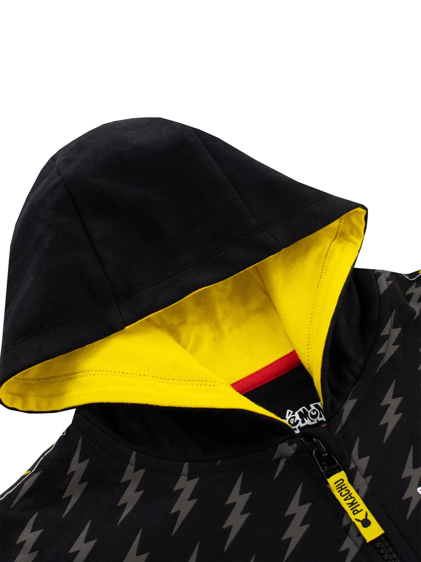 Dsiney Kidz - Character Black Yellow Pokemon Hooded Top image 3