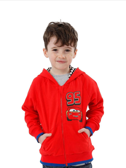 Dsiney Kidz - Character Red 100% Cotton Disney Cars Hoodie image 1
