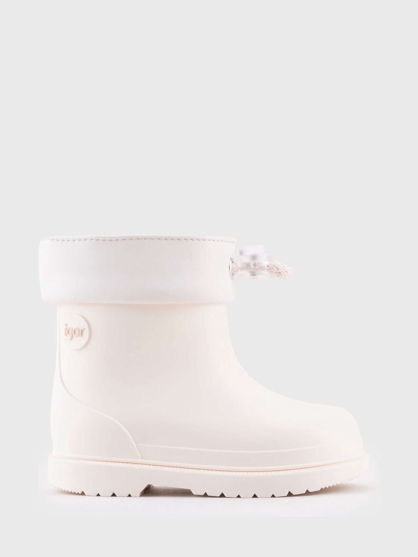 Igor White Waterproof Bimbi Euri Ankle Wellies image 1