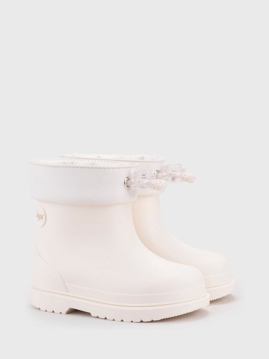 Igor White Waterproof Bimbi Euri Ankle Wellies image 2