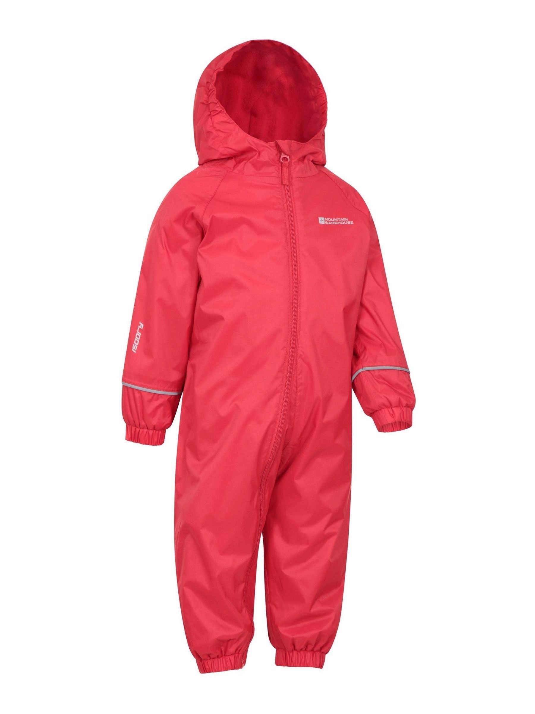 Dsiney Kidz - Mountain Warehouse Red Junior Spright Waterproof Puddlesuit image 2