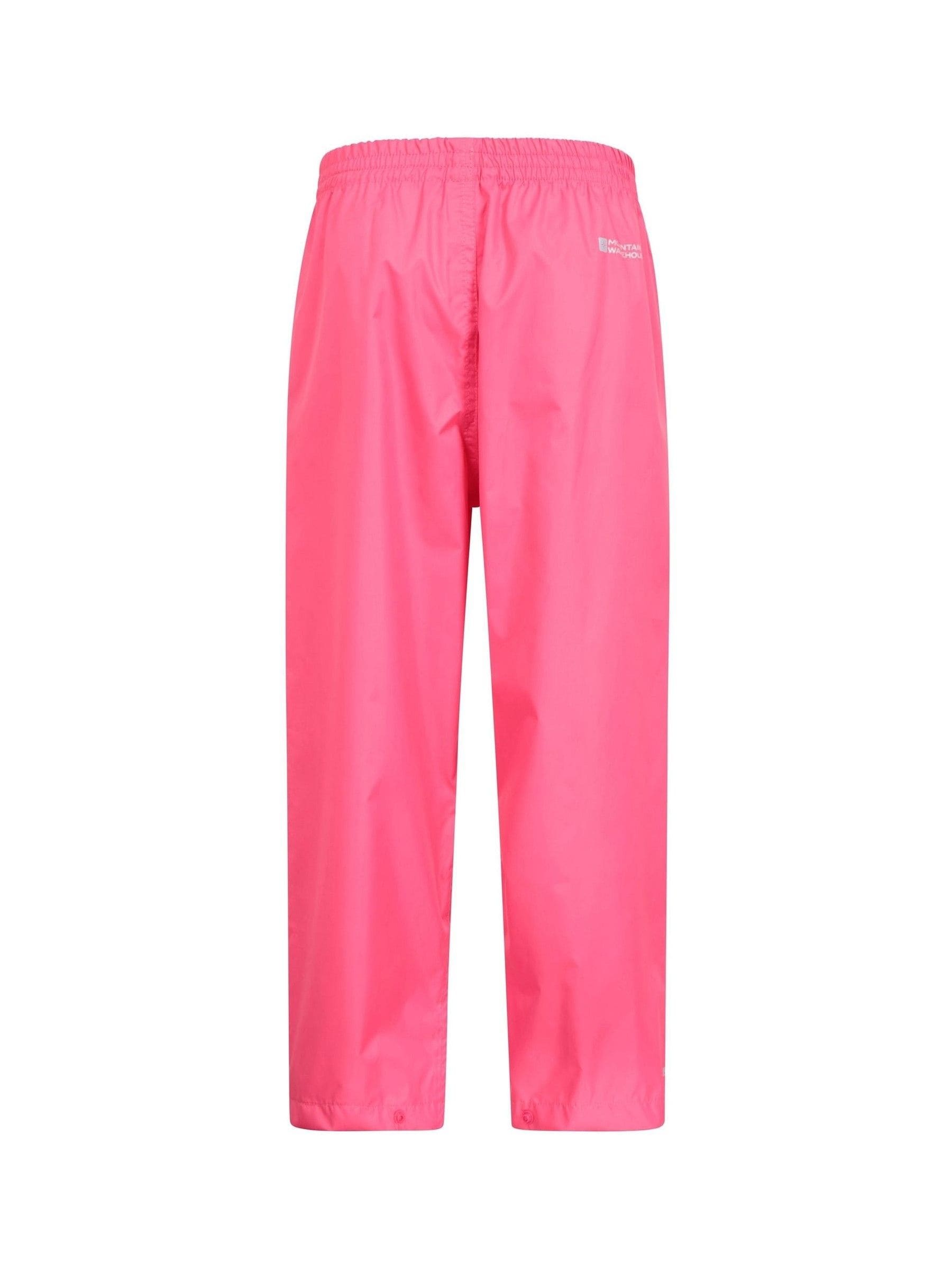 Mountain Warehouse Pink Pakka II Waterproof Overtrousers image 2