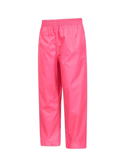 Mountain Warehouse Pink Pakka II Waterproof Overtrousers image 3