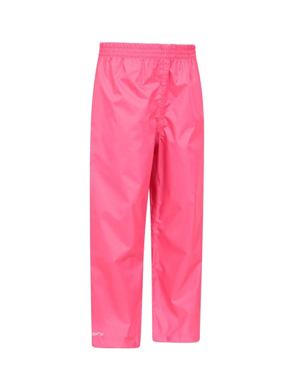 Mountain Warehouse Pink Pakka II Waterproof Overtrousers image 4
