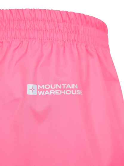 Mountain Warehouse Pink Pakka II Waterproof Overtrousers image 5