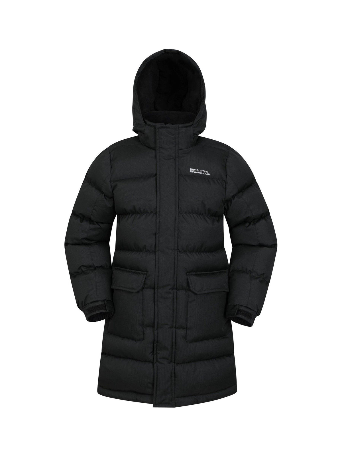 Dsiney Kidz - Mountain Warehouse Black Snow Water Resistant Fleece Lined Padded Jacket image 1