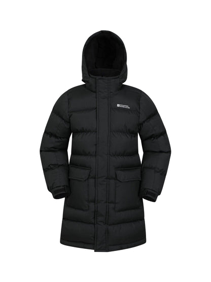 Dsiney Kidz - Mountain Warehouse Black Snow Water Resistant Fleece Lined Padded Jacket image 1
