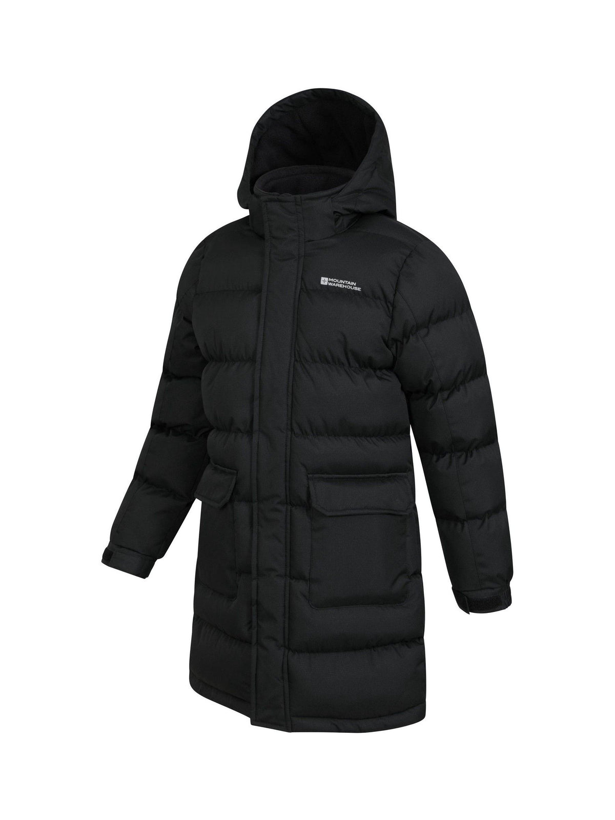 Dsiney Kidz - Mountain Warehouse Black Snow Water Resistant Fleece Lined Padded Jacket image 4