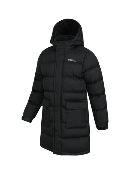 Dsiney Kidz - Mountain Warehouse Black Snow Water Resistant Fleece Lined Padded Jacket image 4