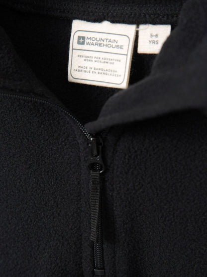 Dsiney Kidz - Mountain Warehouse Black Camber II Fleece Hoodie image 5