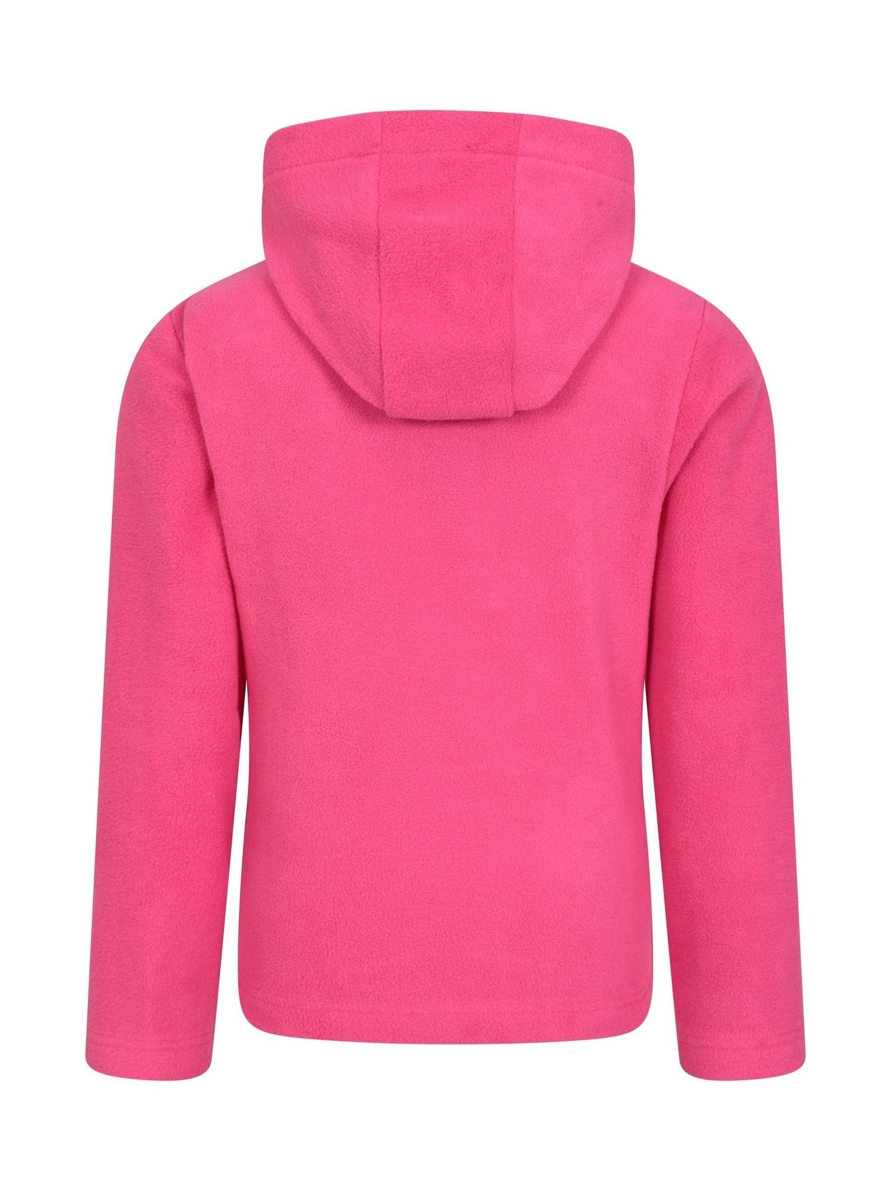 Dsiney Kidz - Mountain Warehouse Pink Camber II Fleece Hoodie image 3