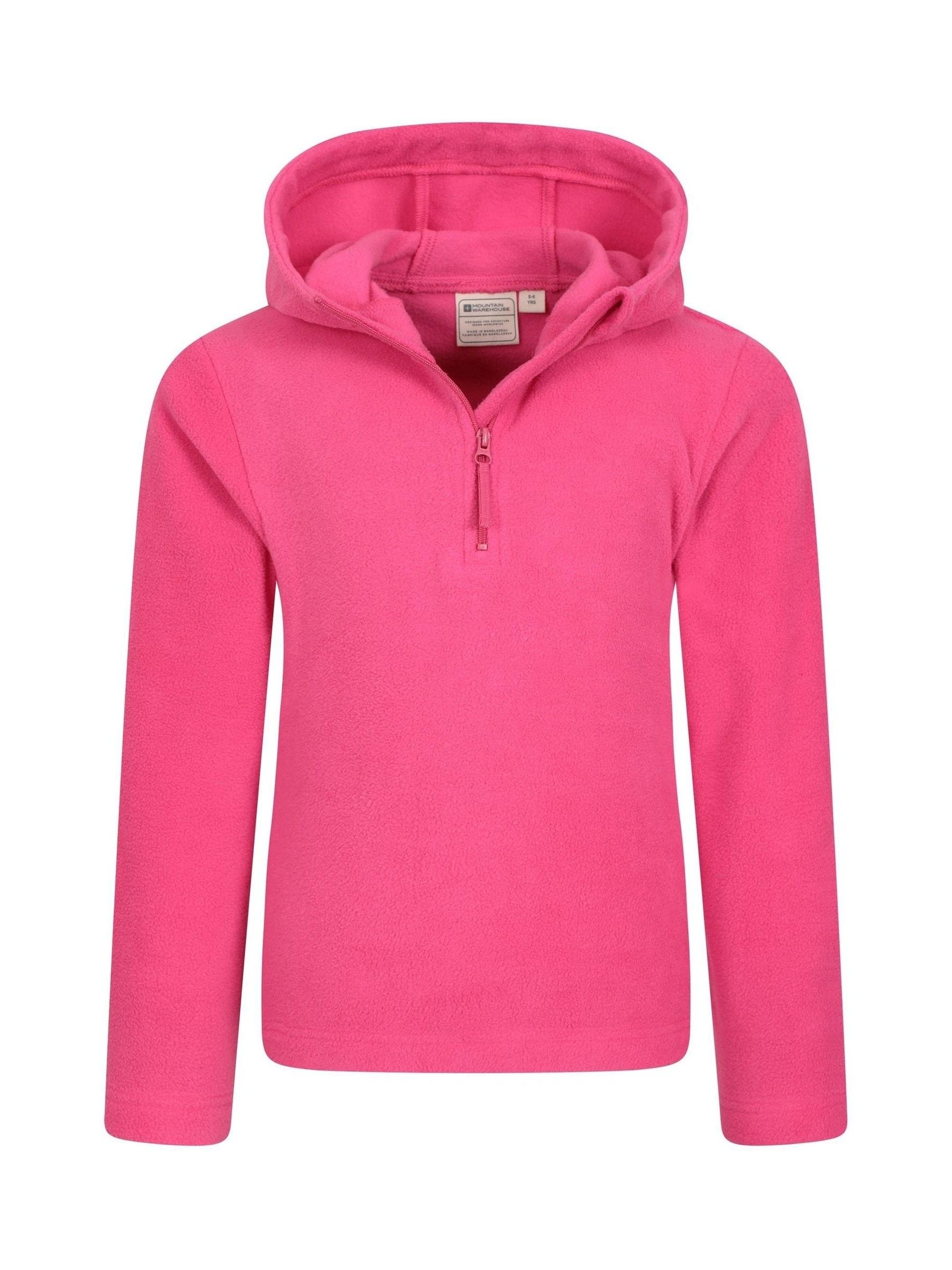 Dsiney Kidz - Mountain Warehouse Pink Camber II Fleece Hoodie image 5