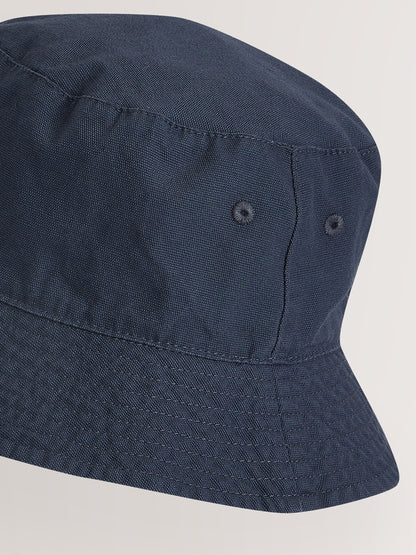 Navy Blue Cotton Canvas Bucket Hat (3mths-16yrs) - image 2