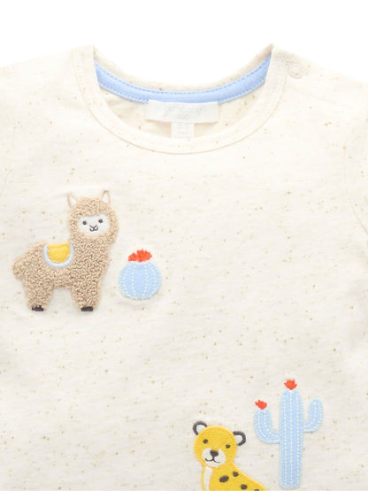 Purebaby Blue Gingham Shorts and T-Shirt Set image 6
