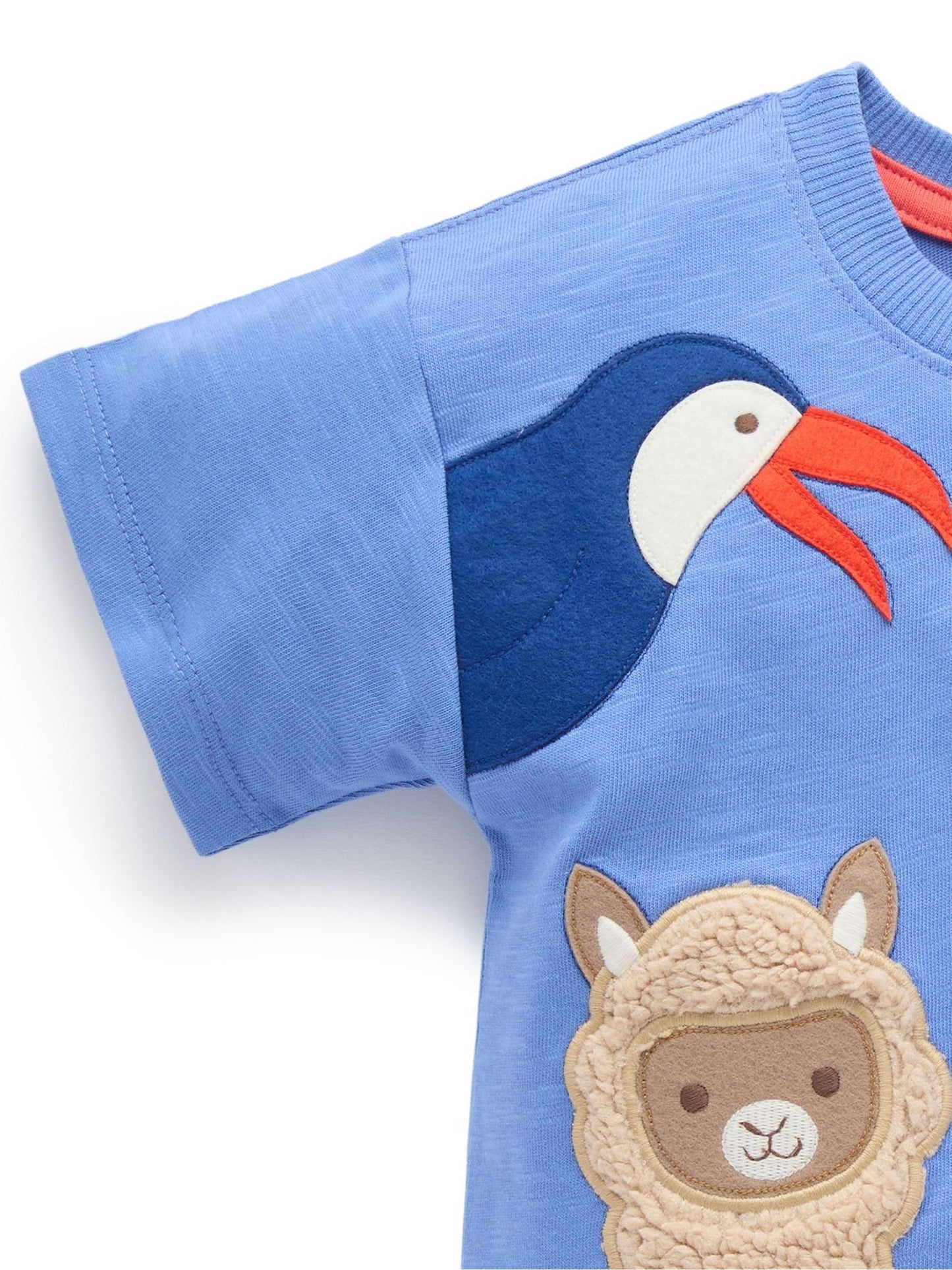 Purebaby Blue Hola Relaxed T-Shirt image 3