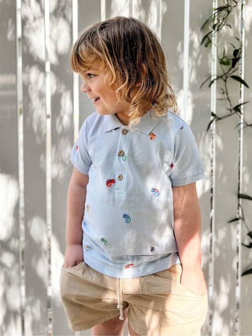 Purebaby Natural Linen Blend Shorts image 1