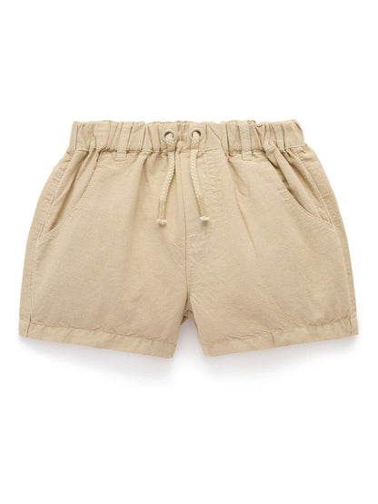 Dsiney Kidz - Purebaby Natural Linen Blend Shorts image 2