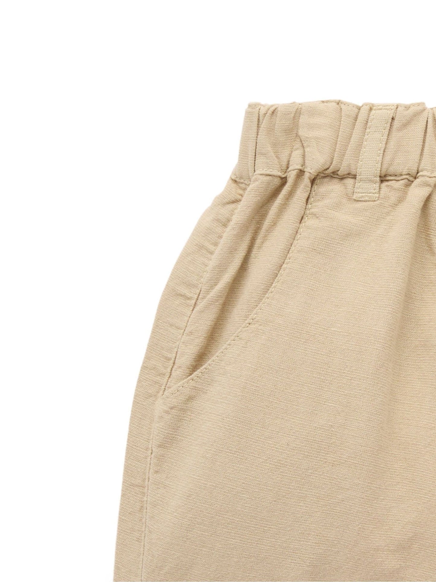 Dsiney Kidz - Purebaby Natural Linen Blend Shorts image 3