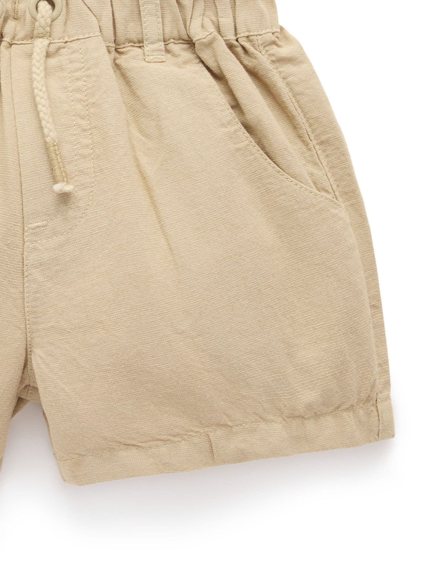 Dsiney Kidz - Purebaby Natural Linen Blend Shorts image 5
