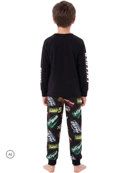 Dsiney Kidz - Minecraft Black Blue Character Short Pyjamas image 4