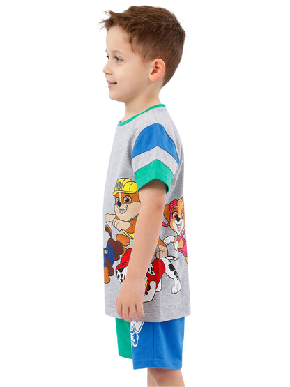 Character Grey Paw Patrol 100% Cotton T-Shirt and Shorts Set image 7