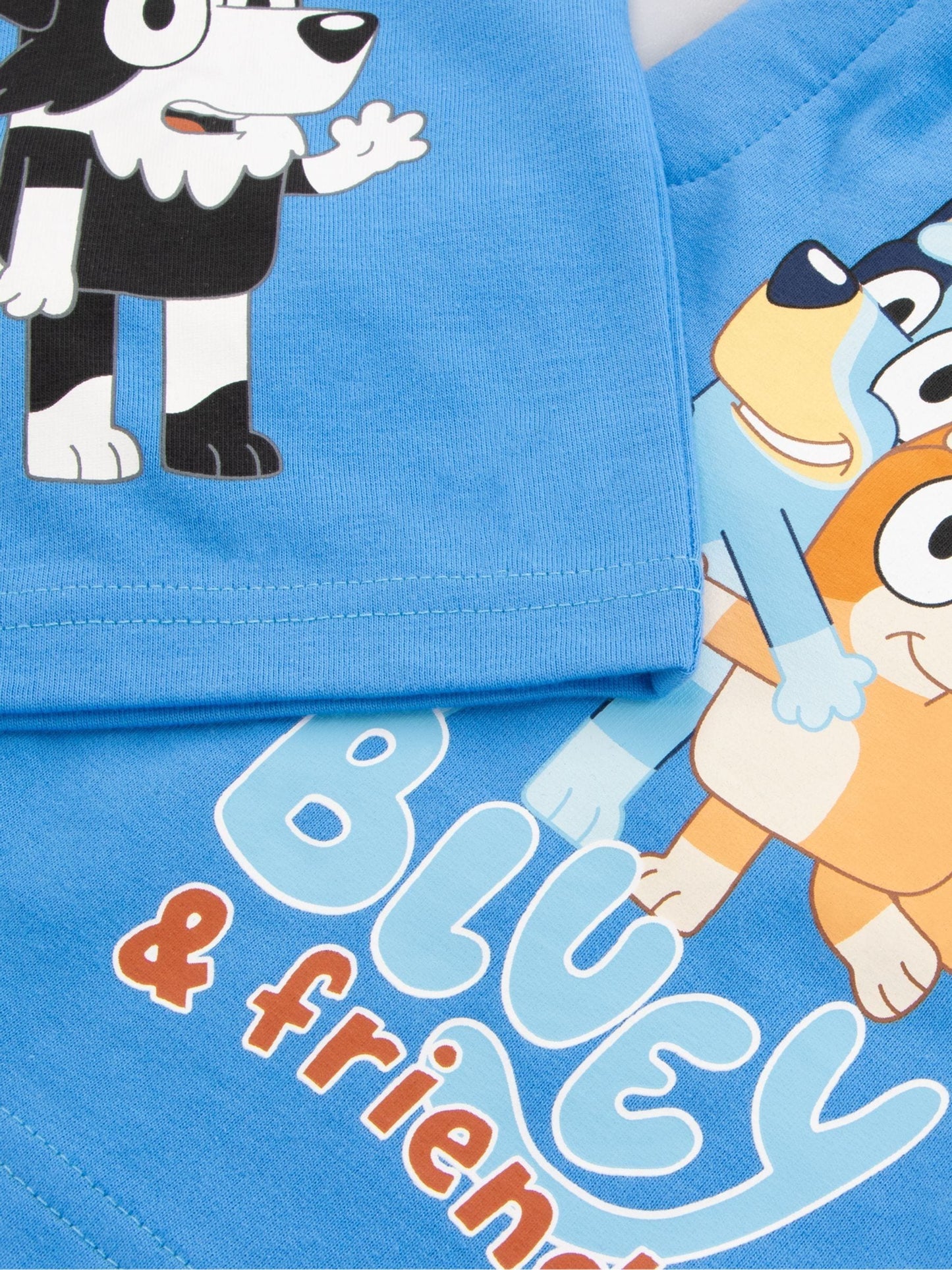 Character Blue 100% Cotton T-Shirt And Shorts Set image 6