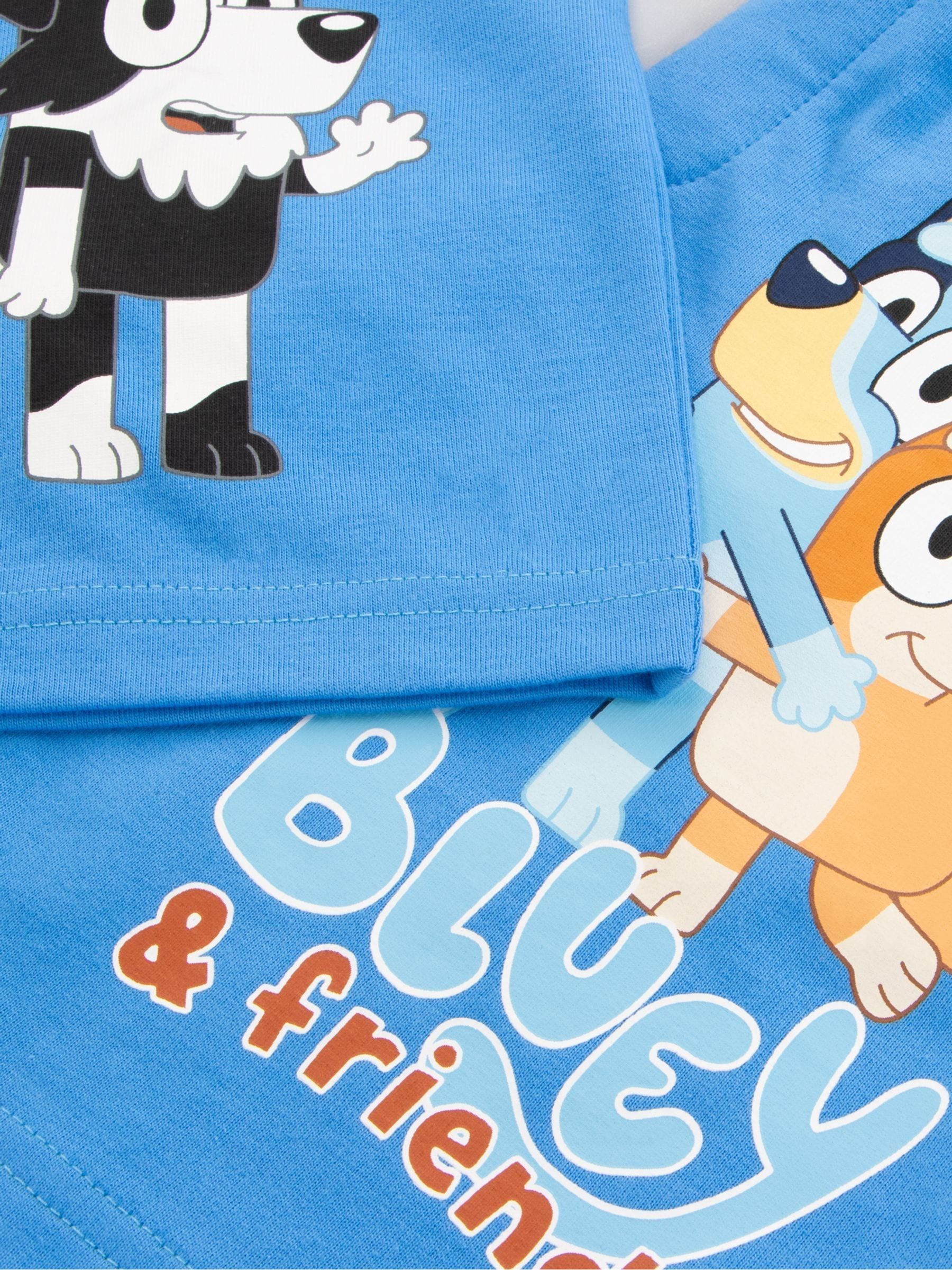 Character Blue 100% Cotton T-Shirt And Shorts Set image 6