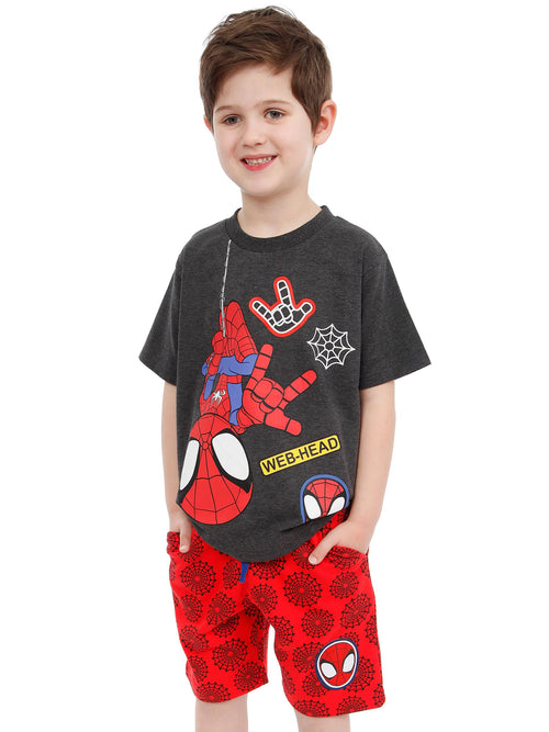 Character Red Spidey and His Amazing Friends T-Shirt & Shorts Set image 1