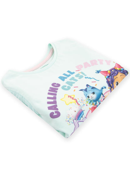 Dsiney Kidz - Character Blue Gabbys Dollhouse 100% Cotton  Short Sleeve Top image 3