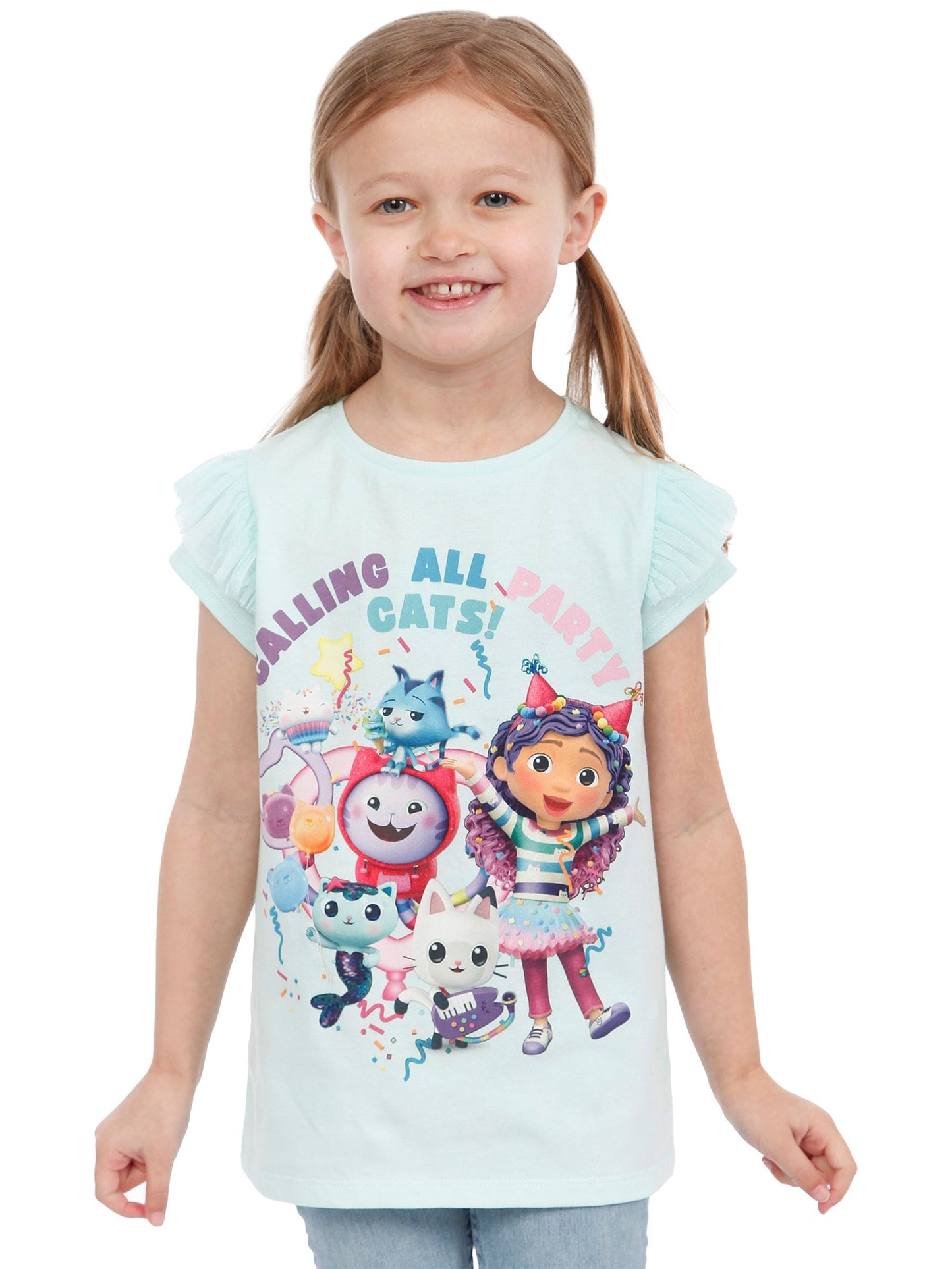 Dsiney Kidz - Character Blue Gabbys Dollhouse 100% Cotton  Short Sleeve Top image 7