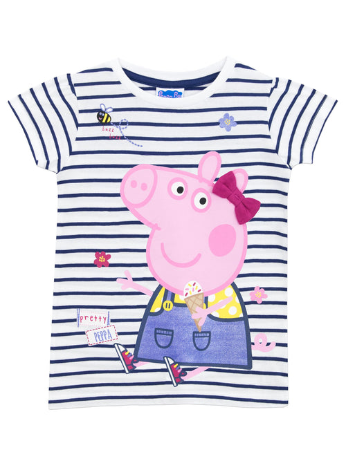 Character Blue 100% Cotton Peppa Pig T-Shirt image 1