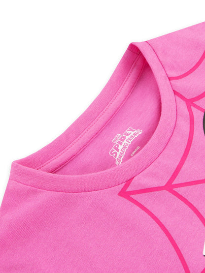 Character Pink Spidey and His Amazing Friends 100% Cotton T-Shirt image 4