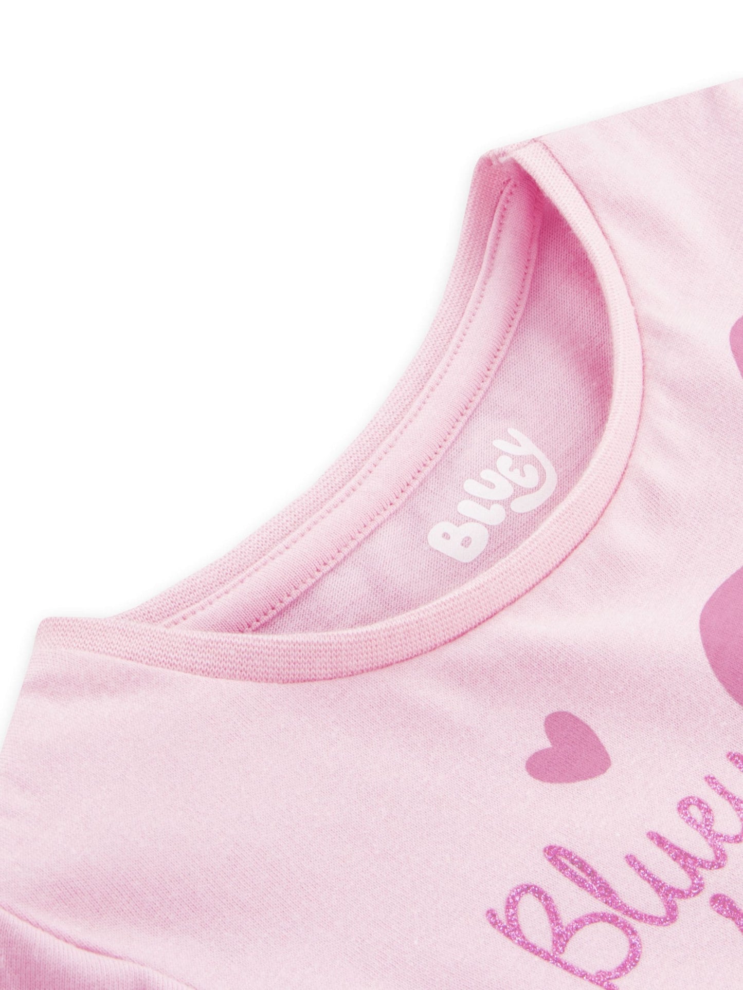 Character Pink 100% Cotton Bluey Dress image 4