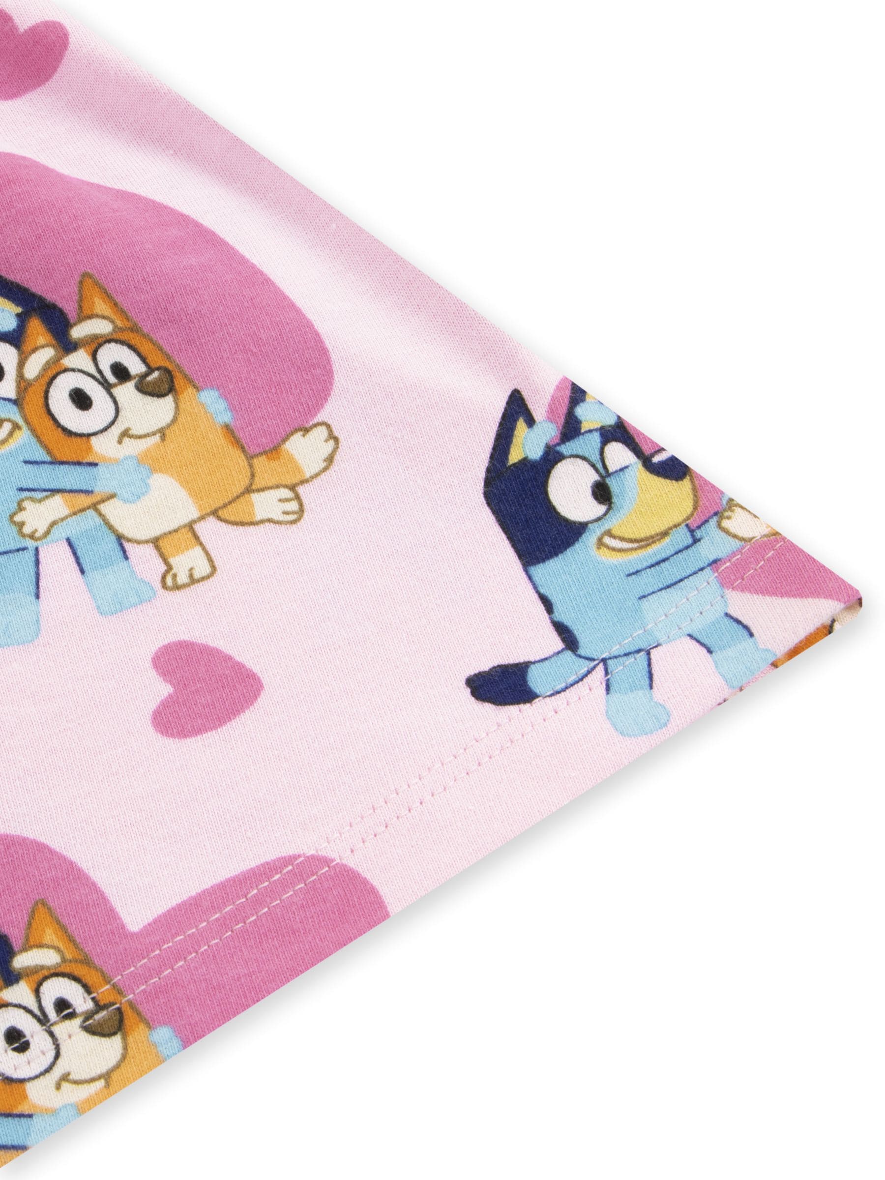 Character Pink 100% Cotton Bluey Dress image 7