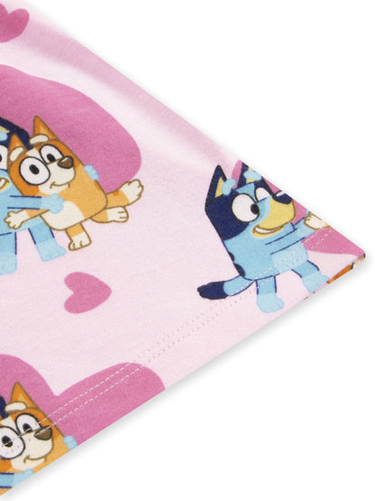 Character Pink 100% Cotton Bluey Dress image 7