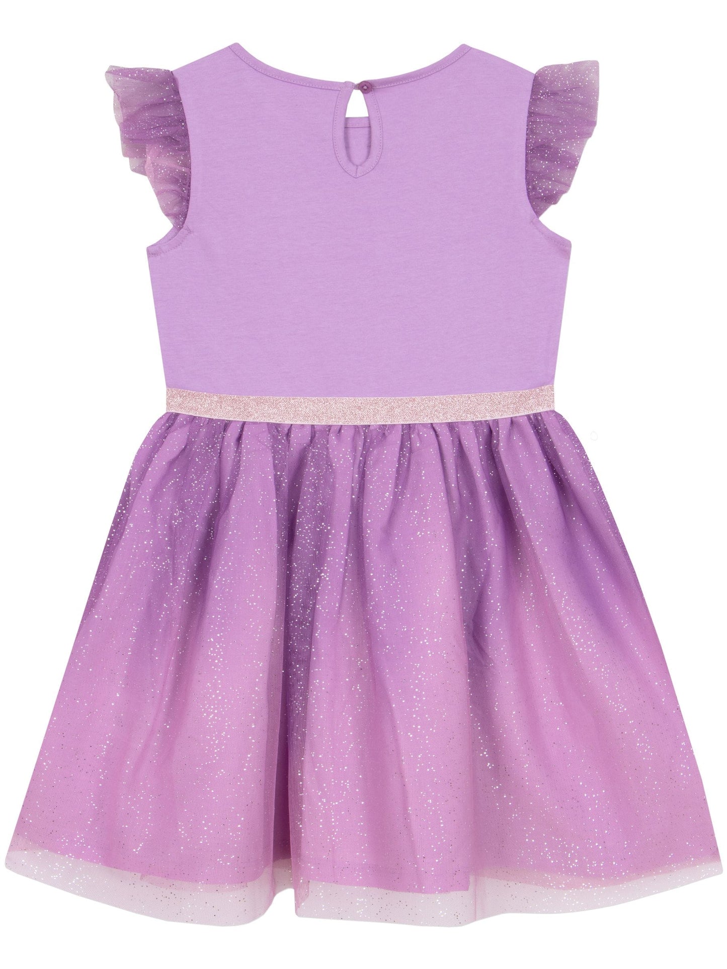 Character Purple Peppa Pig 100% Cotton Party Dress image 2