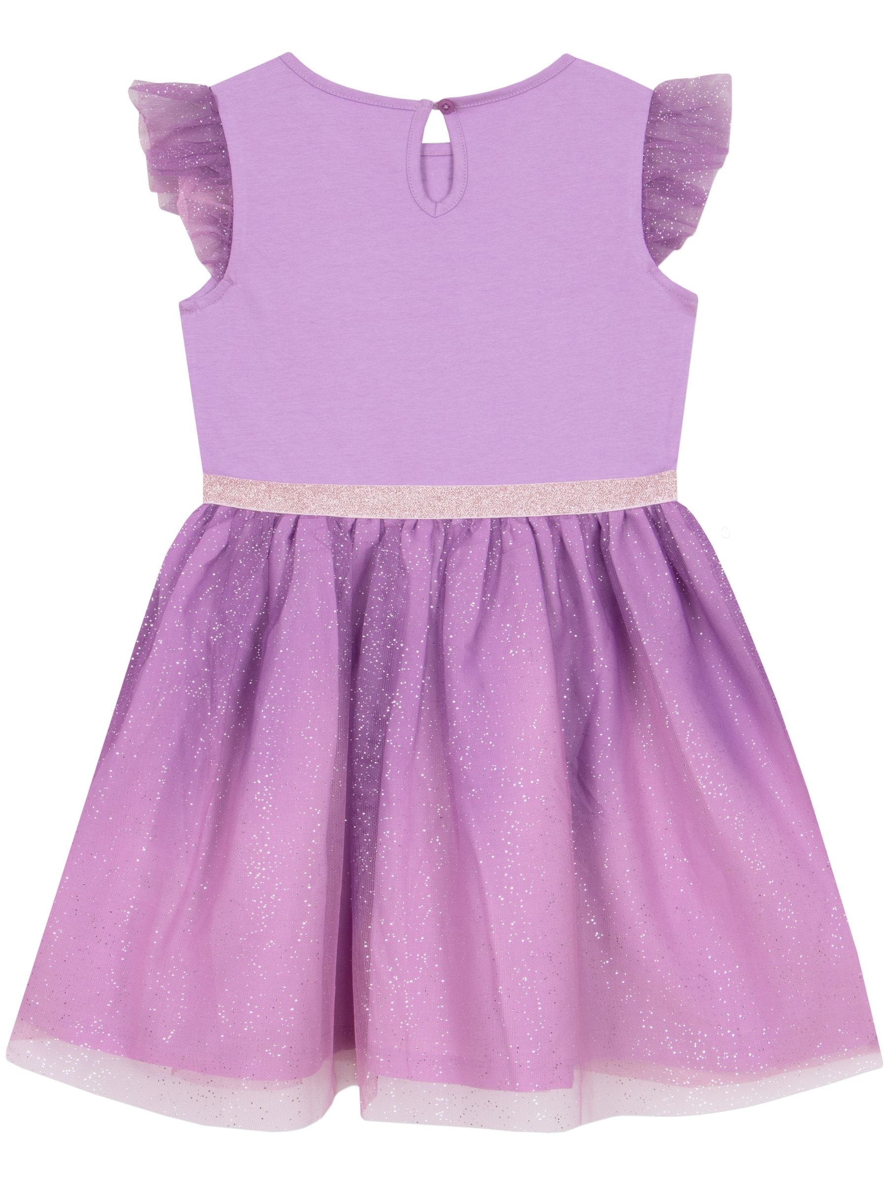 Character Purple Peppa Pig 100% Cotton Party Dress image 2