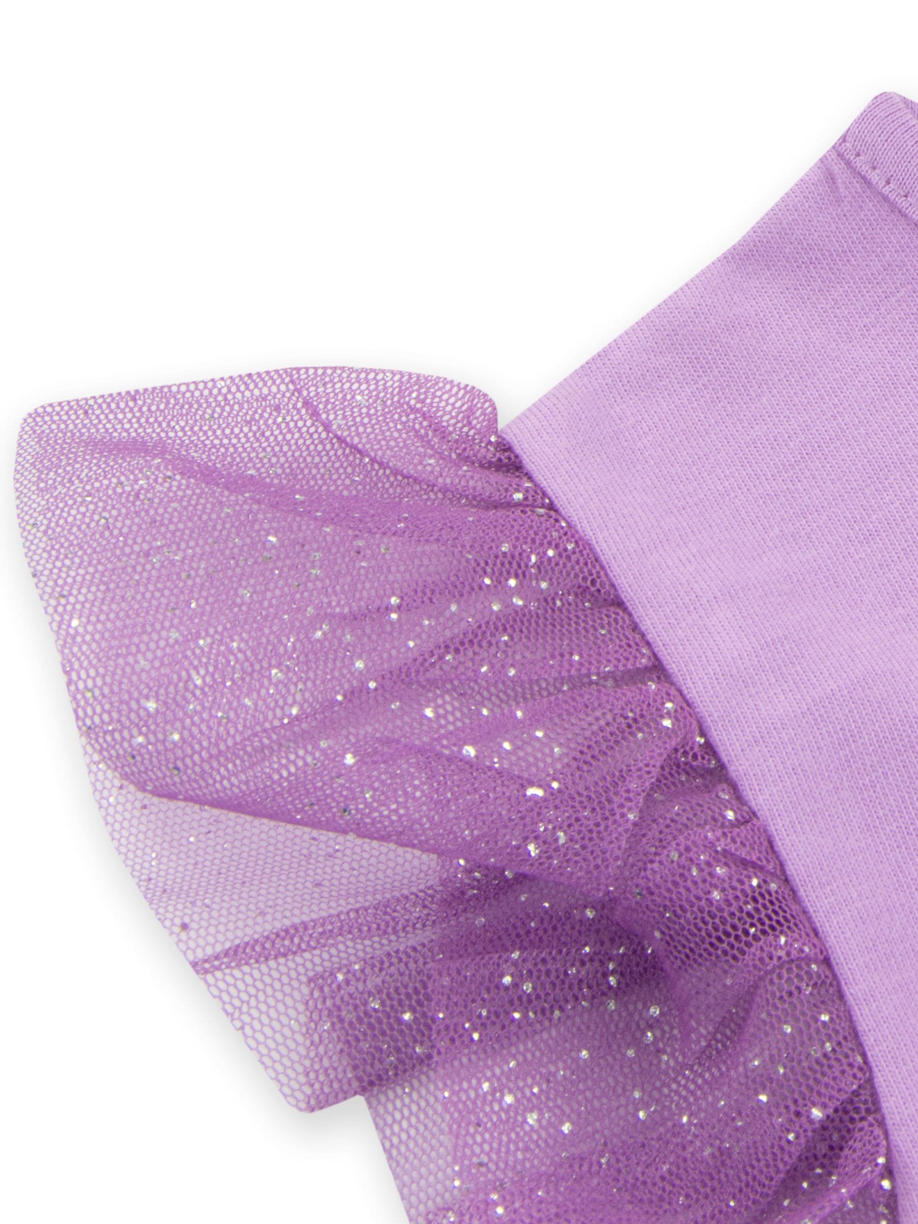 Character Purple Peppa Pig 100% Cotton Party Dress image 4