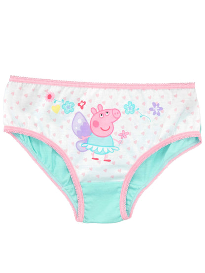 Character Pink Peppa Pig 100% Cotton Briefs 5 Pack - image 2