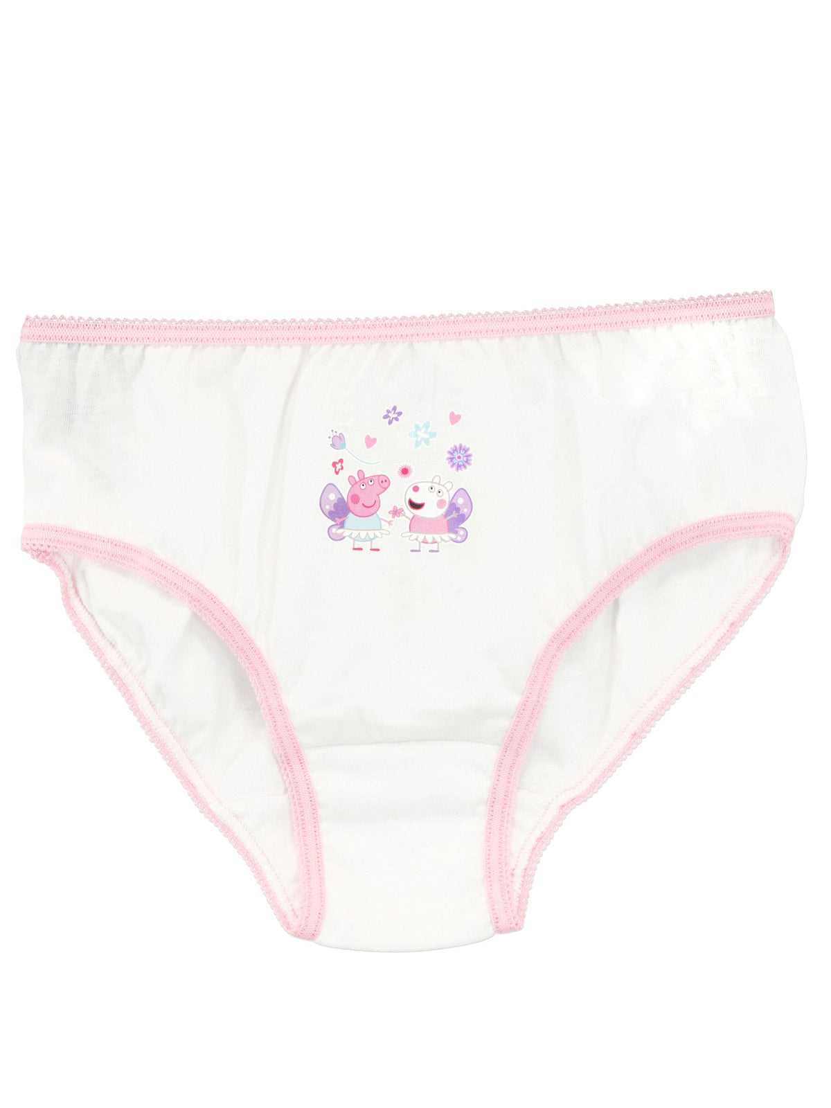 Character Pink Peppa Pig 100% Cotton Briefs 5 Pack - image 4