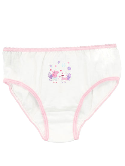 Character Pink Peppa Pig 100% Cotton Briefs 5 Pack - image 4