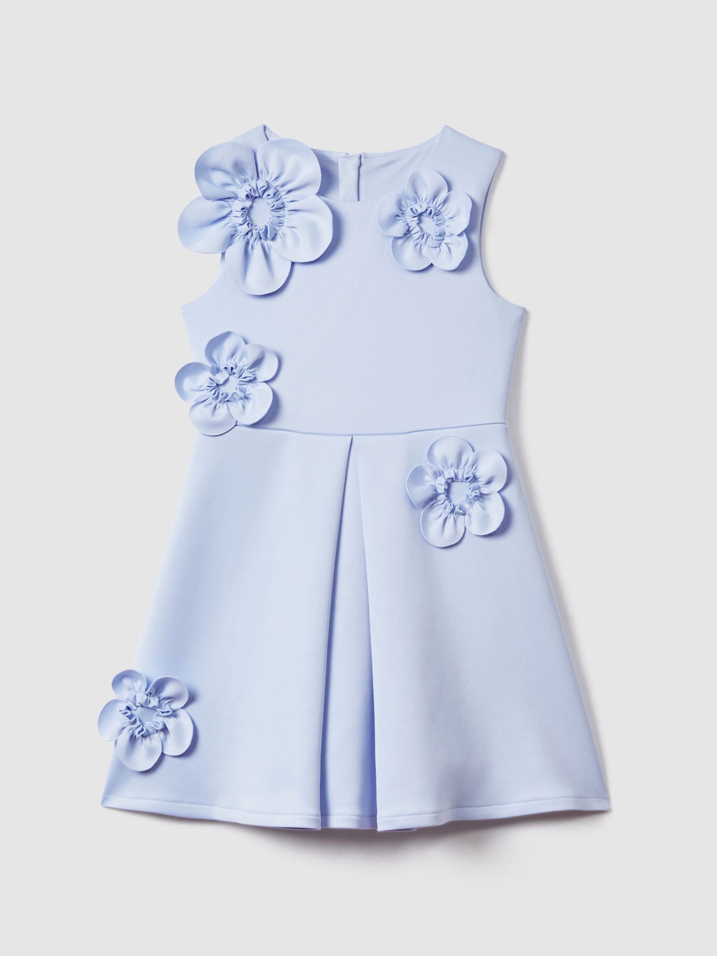 Dsiney Kidz - Reiss Lilac Posy Junior Pleated Flower Scuba Dress image 2