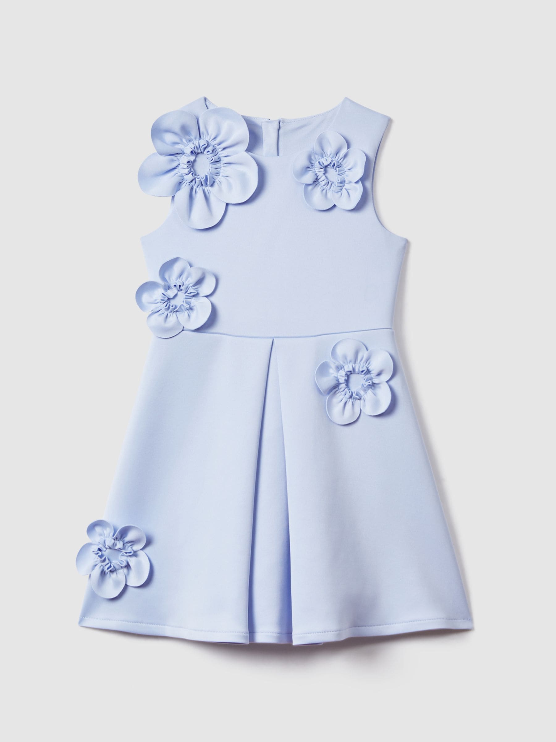 Dsiney Kidz - Reiss Lilac Posy Senior Pleated Flower Scuba Dress image 2