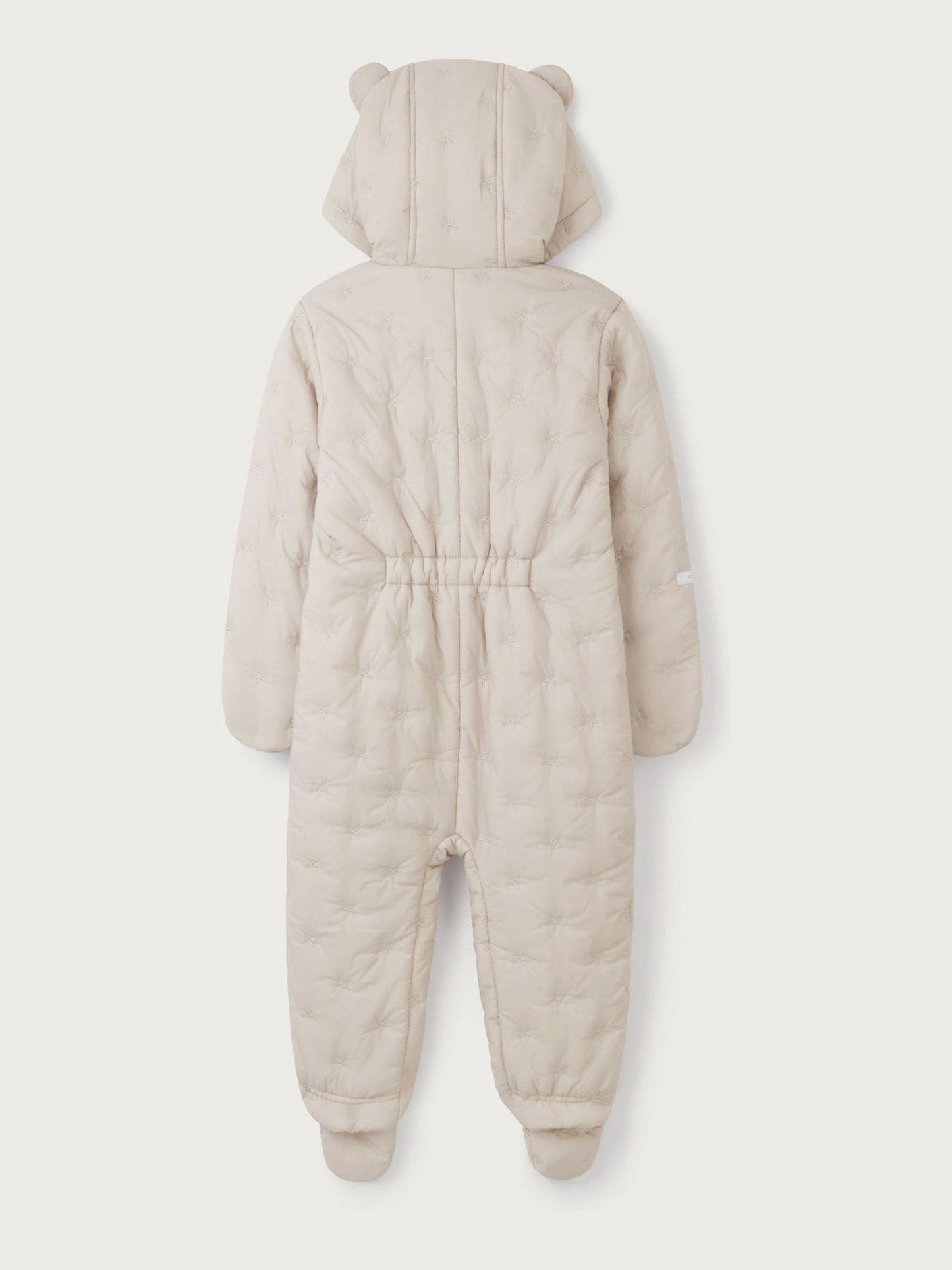 The White Company Natural Star Quilted Pramsuit image 6