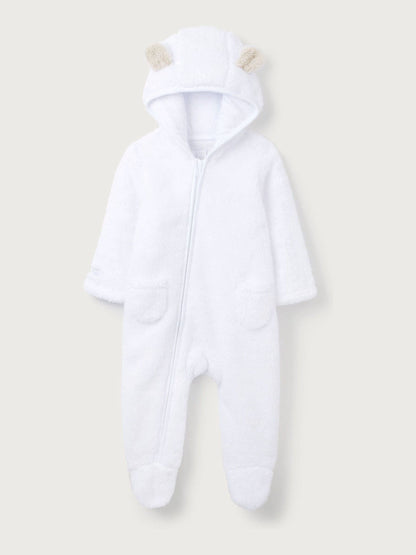 The White Company White Pebble Fleece Romper image 5